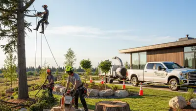 Professional landscaping and tree removal service in Atlanta, GA by Chop Chop Tree experts