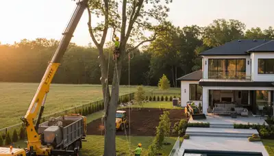 Professional landscaping and tree removal service in Atlanta, GA by Chop Chop Tree experts